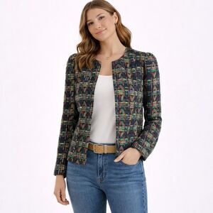 Blogger Favorite Zara Woman Tweed Long Sleeve Jacket L